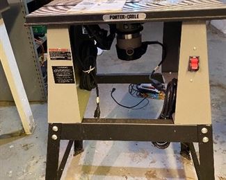 Porter Cable router and table