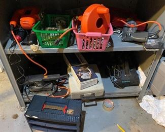 assorted power hand tools