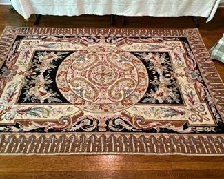 Needlepoint rug 5’9” x 8’8”