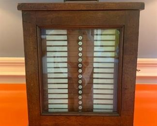 Special Antique Box with Felt lined Drawers 