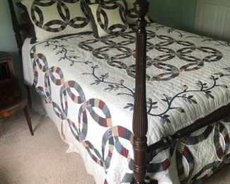 Ethan Allen cherry poster bed