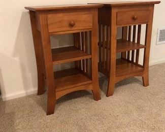 Matching Shaker end tables, tall 