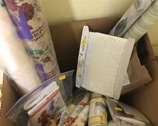 Upolstery and drapery fabrics, pillow fabrics, quilting batton, pillow inserts