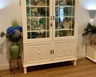 vintage white cabinet was $475, now 50% off