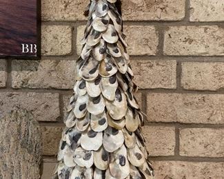 Large Oyster shell Christmas tree