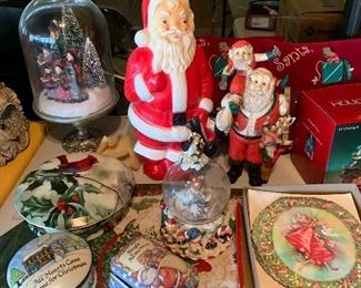 vintage small Santa blow mold ( we have large lawn size blow molds as well)