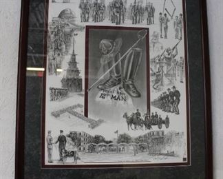 Texas A&M  by Benjamin Knox.  Signed