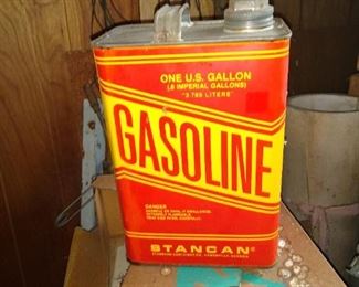 Vintage gas can