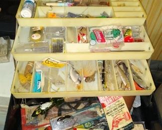 Vintage tackle box