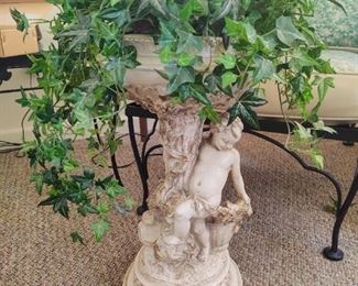 Ornate garden statue