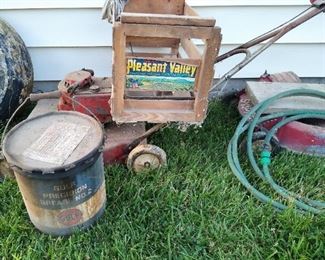 Gulf can and push mower