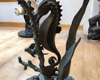 SPI San Pacific International seahorse side table