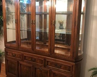 Lighted China cabinet by Skylar Pepplar