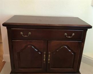 Thomasville cherry server or buffet cabinet.