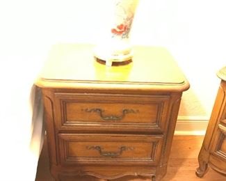 Nightstand matches armoire and long dresser