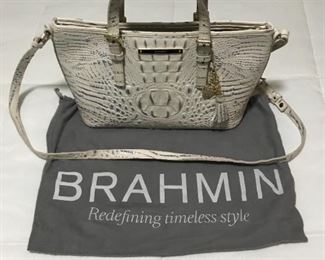 Brahmin mini Asher stonewash Melbourne handbag