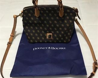 Dooney and Bourke Signature Blakely Collection Celeste Logo Satchel Bag