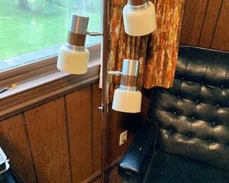 Mid century modern pole lamp