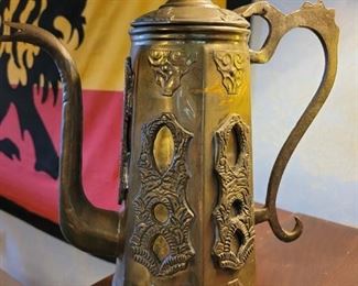 Vintage Large Arabic Islamic Dallah Tea/Coffee Pot (smaller version also available)