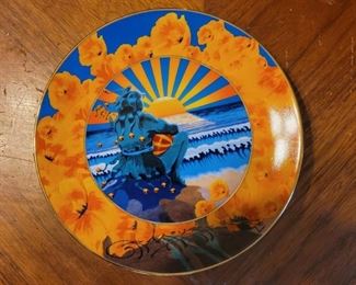 Vintage Grateful Dead Art 1 One More Saturday Night Collectors Plate (new in box with paperwork)