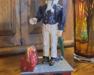 Vintage Cast Iron Coin Drop Bank