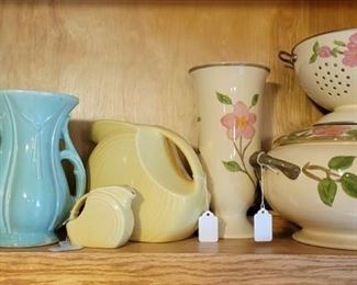 Franciscan Desert Rose China , McCoy, Fiestaware