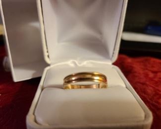 Men's 10k Matching wedding band