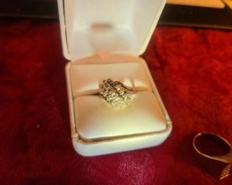 Cloister diamond cocktail ring