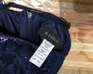 B.Darlin Navy formal dress