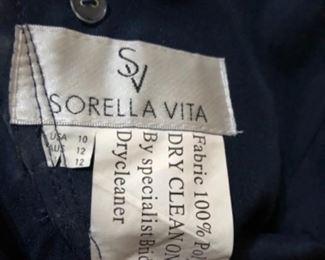Sorella Vita size 10 navy formal dress