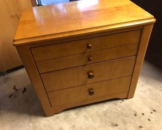 Matching wood end table