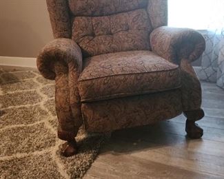 Overstuffed armchair