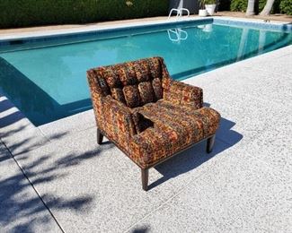 1974 crushed velvet amazing chair with matching couch