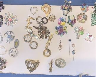 Vintage Brooches.