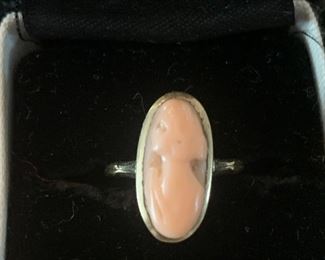 Vintage Cameo Ring.