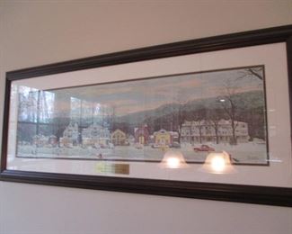Original Norman Rockwell "Main Street At Christmas".

