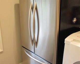 Kitchen Aid Stainless Bottom Freezer Refrigerator