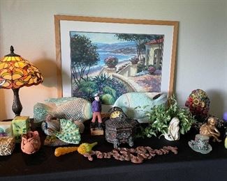 FLORIDA DECOR, TIFFNAY STYLE LAMP