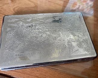 ENDINBURGH CASTLE VINTAGE CIGARETTE CASE