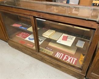 Antique store display counter (Photos by BC of Capitol Sales Services ) ...To Register and To Bid go to https://capitolsalesservices.hibid.com..