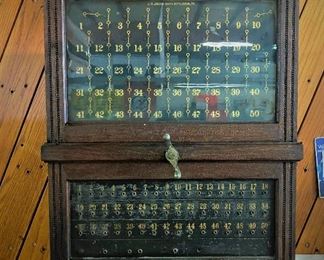 Circa 1900 Antique Hotel Annunciator Signal Board.  (Photos by BC of Capitol Sales Services ) ...To Register and To Bid go to https://capitolsalesservices.hibid.com..