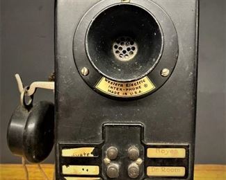 Western Electric Inter-Phone  ...To Register and To Bid go to https://capitolsalesservices.hibid.com