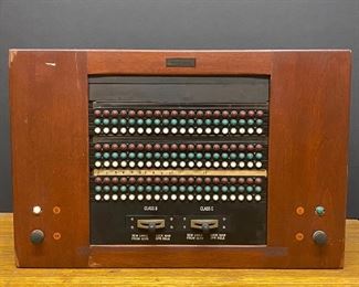 Western Electric  line load control panel (Photos by BC of Capitol Sales Services ) ...To Register and To Bid go to https://capitolsalesservices.hibid.com..