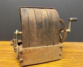 Old telephone magneto generator ...To Register and To Bid go to https://capitolsalesservices.hibid.com