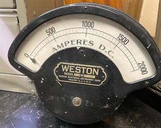 Weston Amperes DC Voltmeter ...To Register and To Bid go to https://capitolsalesservices.hibid.com
