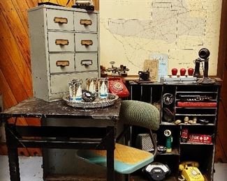 Part 2 of the unique Capehart Telephone Museum liquidation sale.  (Photos and arrangement by BC of Capitol Sales Services ) ...To Register and To Bid go to https://capitolsalesservices.hibid.com..