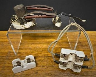 More vintage telephone line arresters