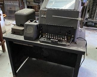 1950s US Signal corps/ US army teletype used in the Korean War