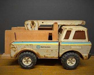 Vintage Tonka Bell System Toy Truck  ...To Register and To Bid go to https://capitolsalesservices.hibid.com..