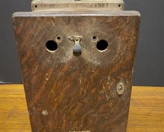 Oak case ringer box with magneto 